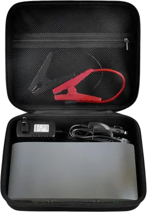 GWCASE Case Compatible with Halo Bolt Air 58830/57720/ Air  55500/ for ACDC Max Emergency Power Kit Car Jump Starter with Tire Pump. Car Charger Power Bank Holder for Battery Jump Starters(Box Only)