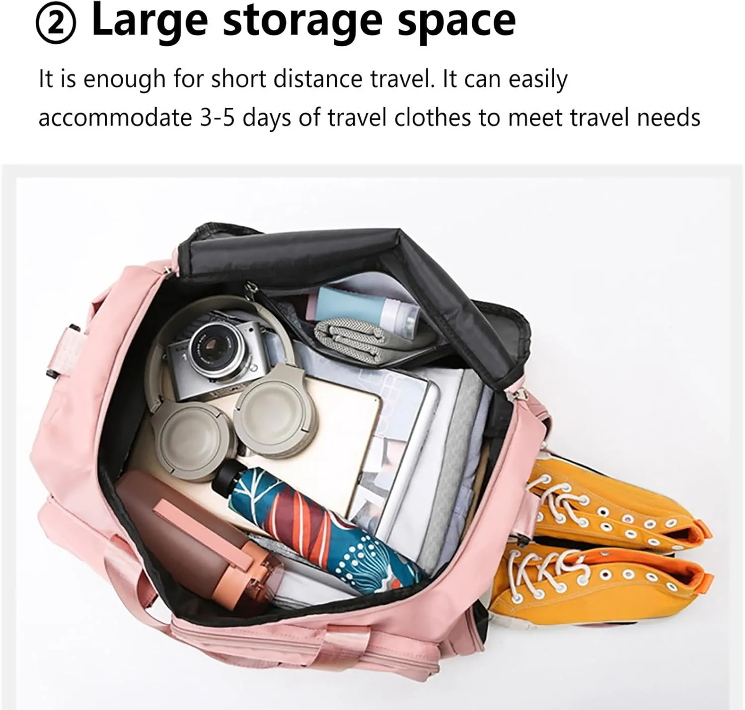 Gym Bag with Shoes Compartment,28L Duffel Bag Men,Lightweight Weekender Bag for Travel Workout Sports Yoga