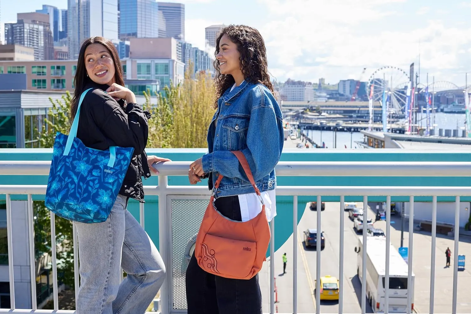 HAIKU Amble Hobo Bag with Removable Shoulder Strap and Adjustable Crossbody Strap