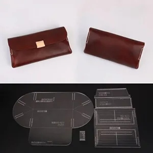 Handbag Acrylic Template Wallet Leather Pattern Acrylic Leather Pattern Leather Templates for Bags
