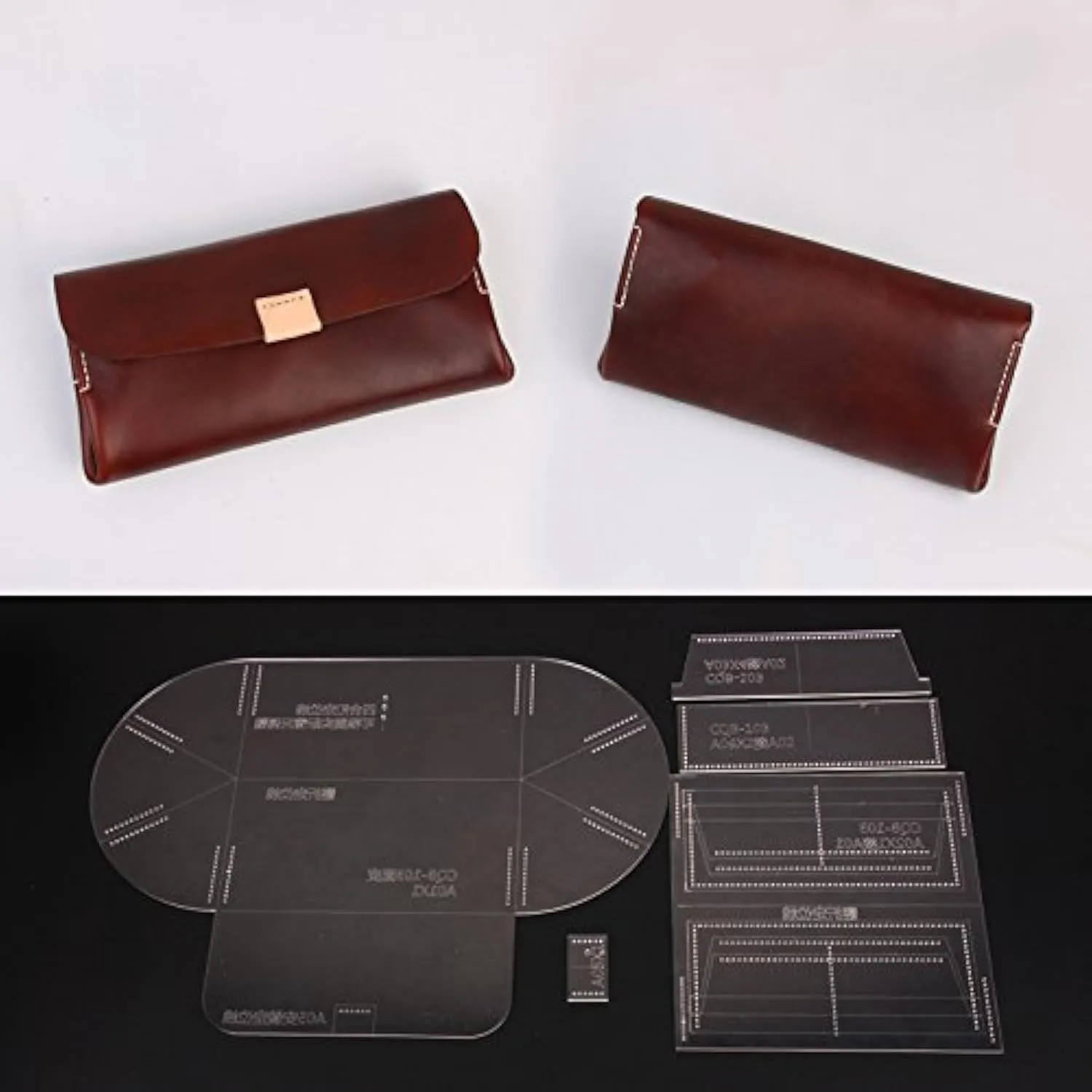 Handbag Acrylic Template Wallet Leather Pattern Acrylic Leather Pattern Leather Templates for Bags