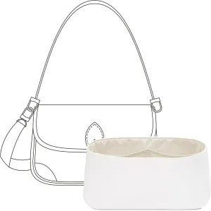 Handbag Organizer Insert for LV Diane, Custom Fit Inside Premium Craie Lightweight Water-Resistant Purse Insert Accessories