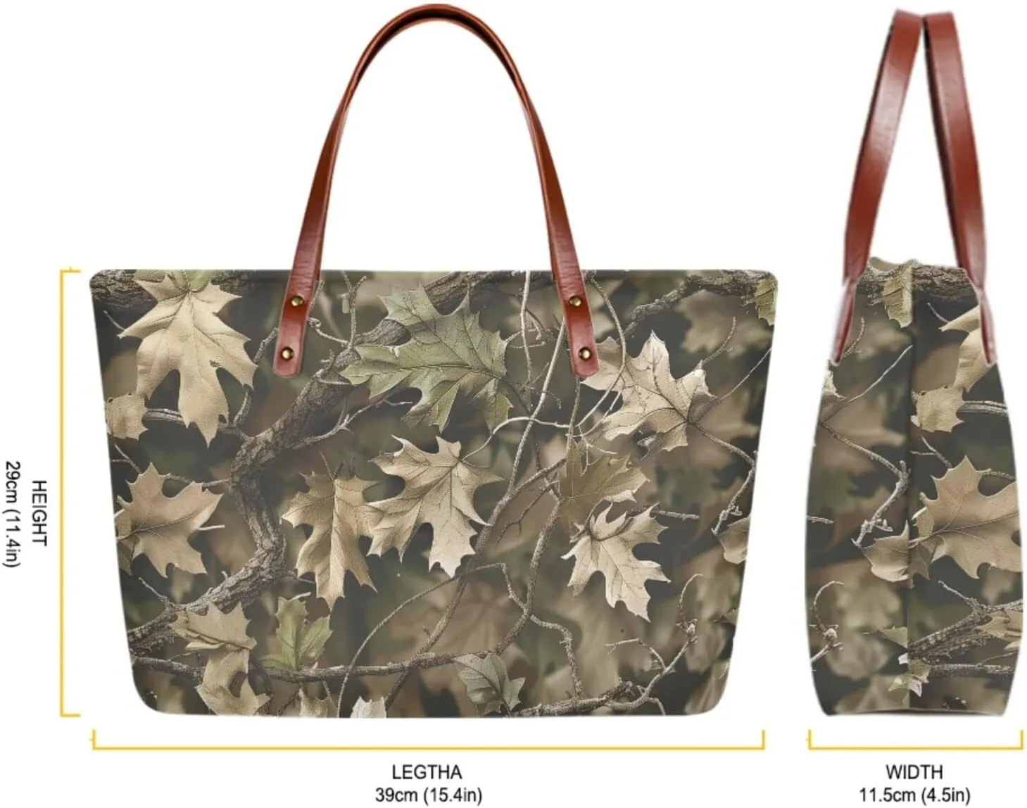 Handbag Purses Set of 2 for Women Portable Top Handle Tote Bag Shoulder Bag with Cash Wallet for Shopping Tours