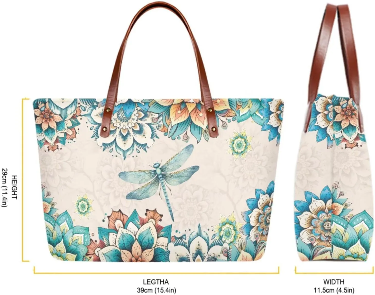 Handbag with Matching Wallet for Women Lightweight Top Handle Satchel Shoulder Bag with Purses for Shopping Work