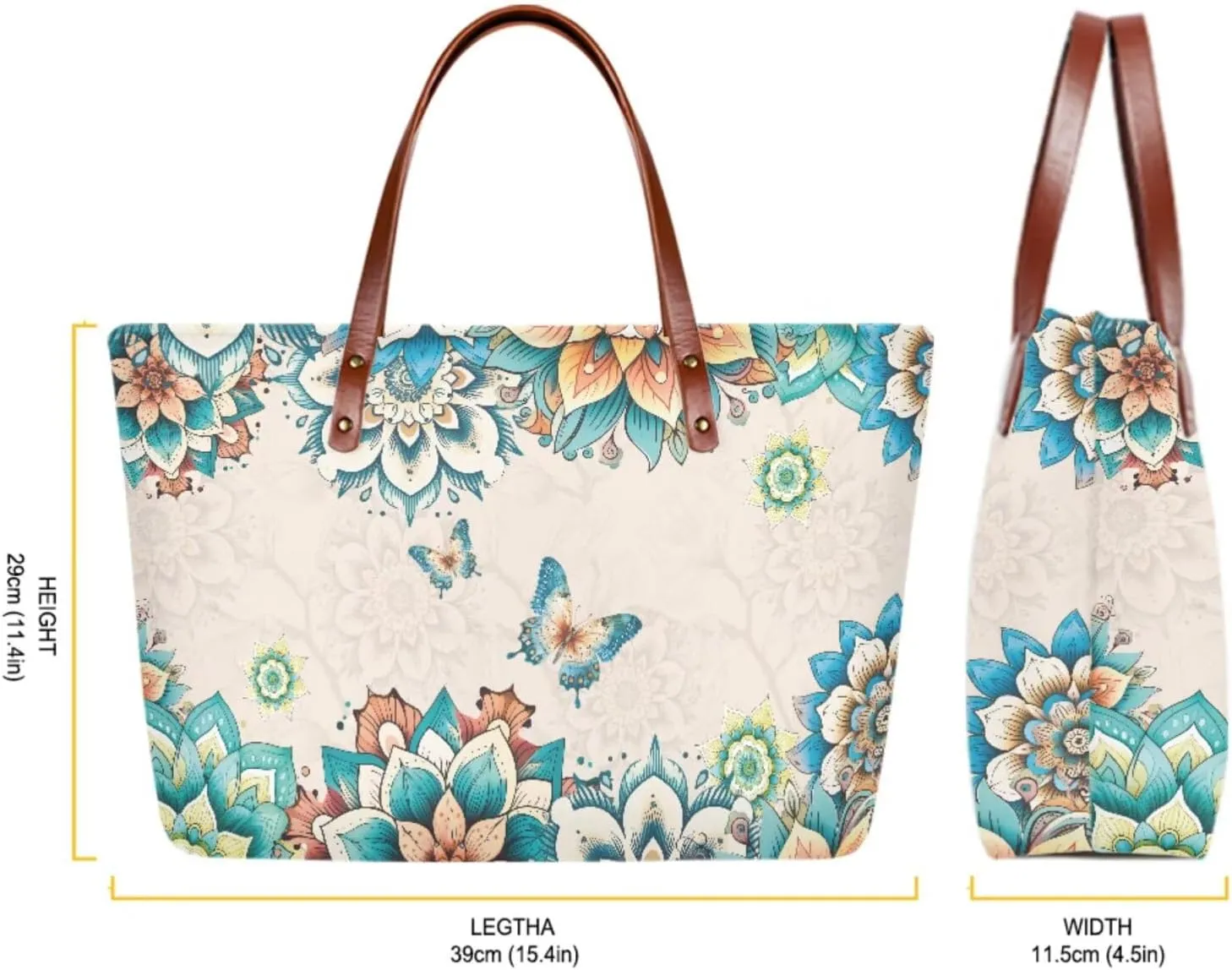 Handbag with Matching Wallet for Women Lightweight Top Handle Satchel Shoulder Bag with Purses for Shopping Work