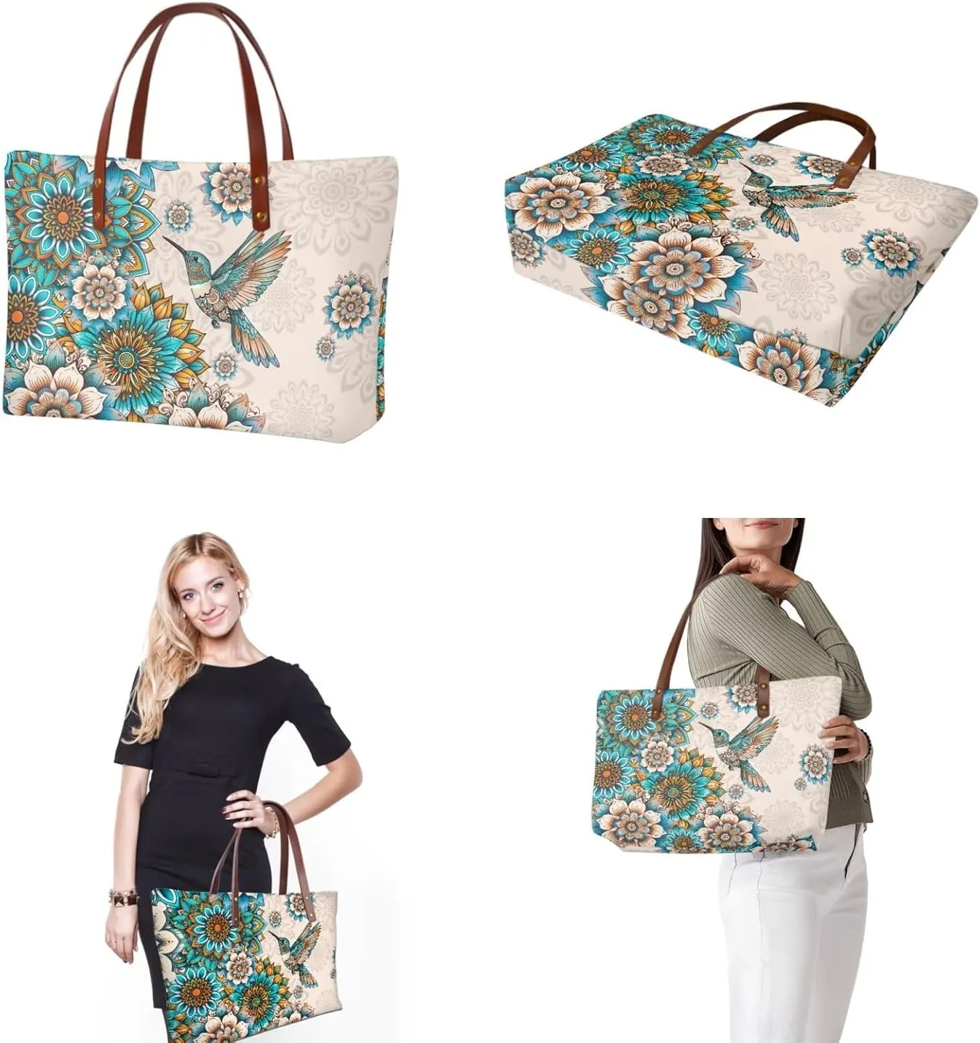 Handbag with Matching Wallet for Women Lightweight Top Handle Satchel Shoulder Bag with Purses for Shopping Work