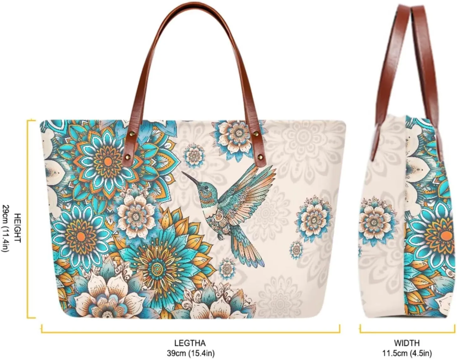 Handbag with Matching Wallet for Women Lightweight Top Handle Satchel Shoulder Bag with Purses for Shopping Work