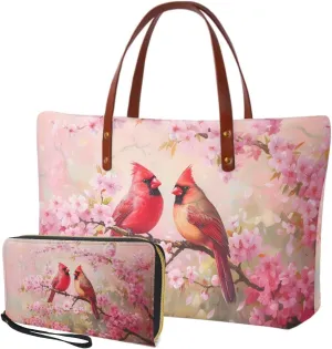 Handbag with Matching Wallet for Women Lightweight Top Handle Satchel Shoulder Bag with Purses for Shopping Work