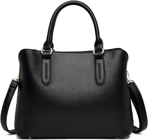 Handbags for Women Top Handle Bag Vegan Leather Satchel Purses Medium Tote Bags Shoulder Crossbody Bag Ladies Handbag