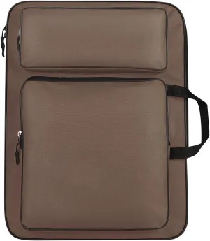 haozaikeji A3 Artist Portfolio Carry Case Bag Portable Waterproof Canvas Shoulder Bag Painting Pad Backpack for Sketching Painting Art Supplies with Shoulder Straps & Carry Handle