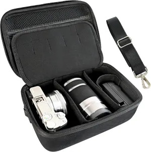 Hard Carrying Case Compatible with Sony Alpha a6000 / a6100 / a6200/a6300 / a6400 / a6500 / a6600 Mirrorless Digital Camera Case (Standard Size)
