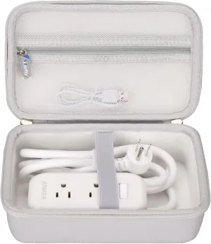 Hard Travel Carrying Storage Case for Anker USB C Power Strip Surge Protector(300J), Power Strip, 6 Outlets, 20W Power Delivery(Case Only)