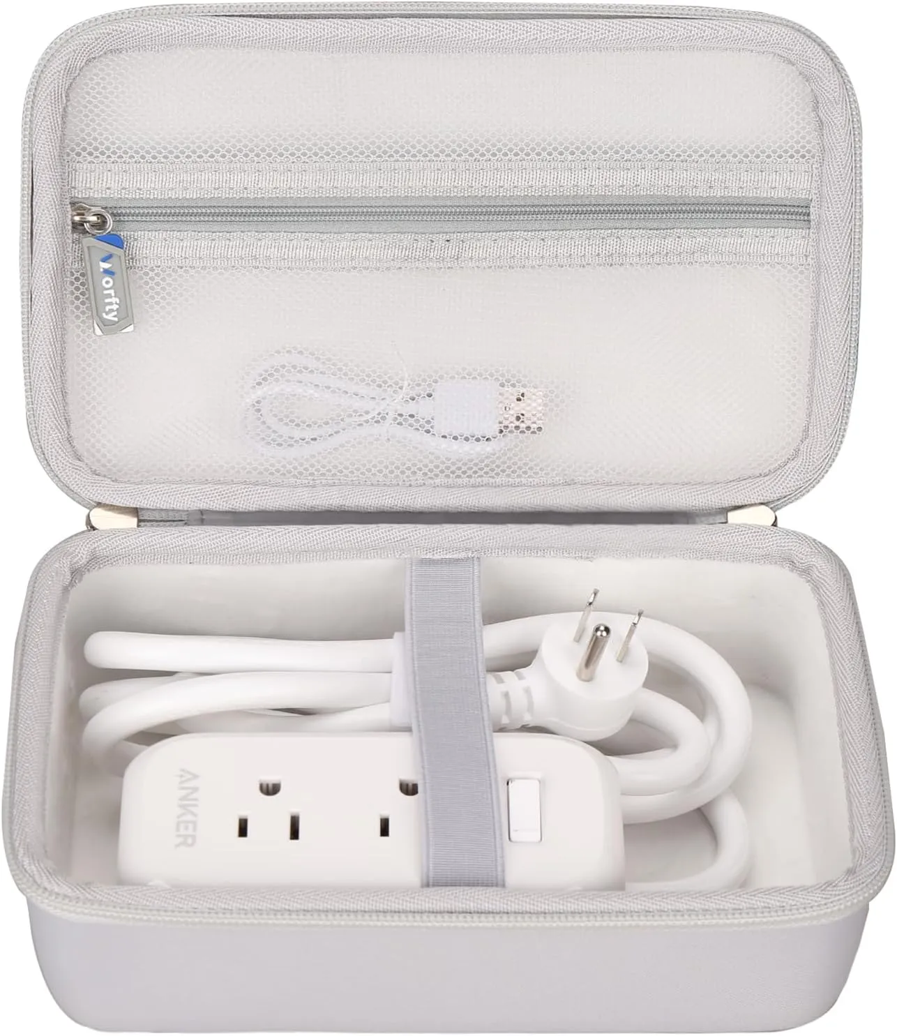 Hard Travel Carrying Storage Case for Anker USB C Power Strip Surge Protector(300J), Power Strip, 6 Outlets, 20W Power Delivery(Case Only)