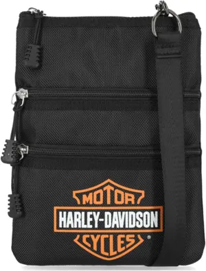 Harley-Davidson Women's Bar & Shield Nylon Crossbody Bag w/Adjustable Strap