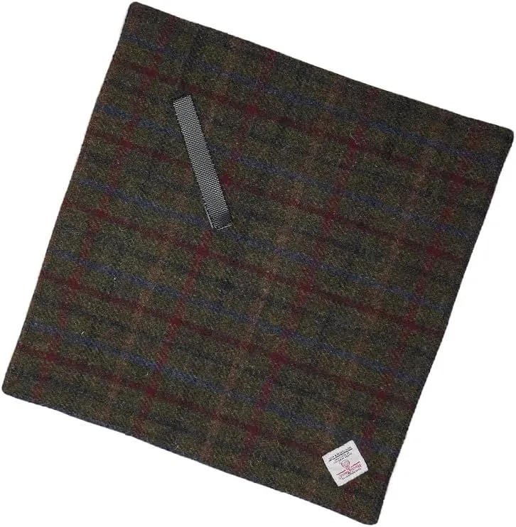 Harris Tweed Camera Wrap, 31x31cm (12.2 inch), Magic Self-Adhesive Protective Cloth with Microfiber Suede Inner, Anti-Scratch Lens Wrapper for DSLR/Camera/Lens/Phone/Accessories(Barcelona)