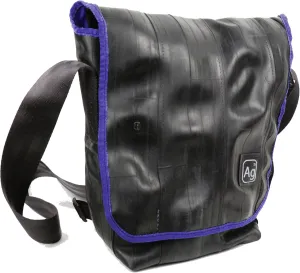 Haversack Messenger Bag, Made from Recycled Bike Tubes