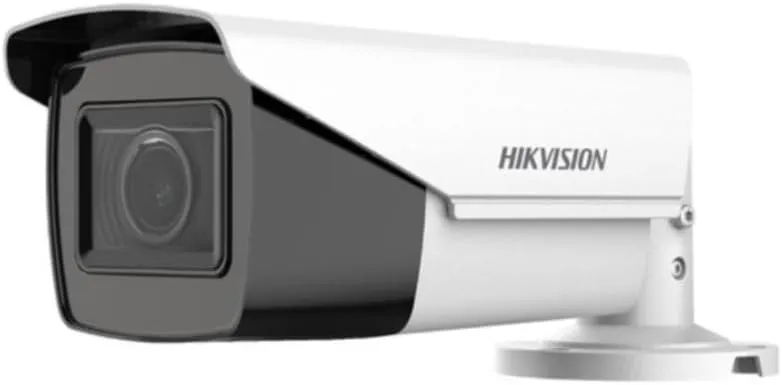 Hikvision DS-2CE19H0T-AIT3ZF 5MP High Definition Turbo HD Analog Surveillance Bullet Camera 4-in-1 (HD-TVI/AHD/CVI/CBVS) Outdoor Motorized Varifocal Lens 2.7-13.5mm, Dual Voltage DC12V/24VAC, IR 40m