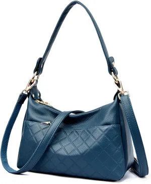 Hobo Bags for Women PU Leather Crossbody Purses Trendy Shoulder Handbag Tote Bag Satchel Bag