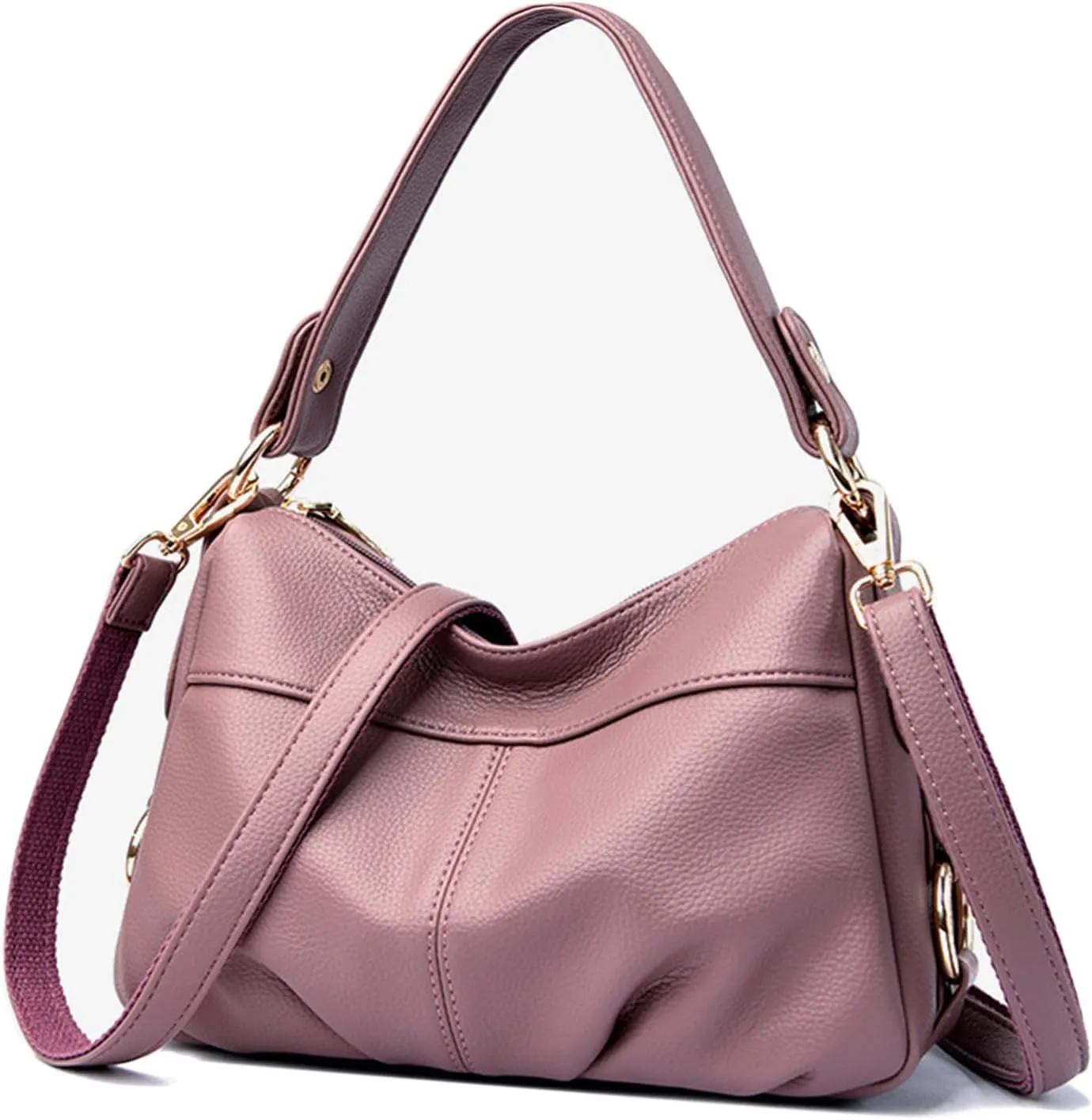 Hobo Bags for Women PU Leather Crossbody Purses Trendy Shoulder Handbag Tote Bag Satchel Bag