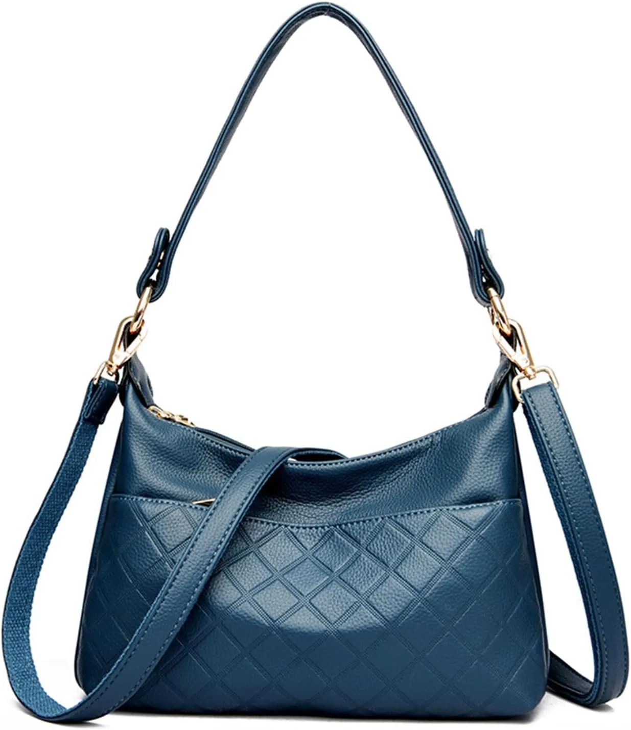Hobo Bags for Women PU Leather Crossbody Purses Trendy Shoulder Handbag Tote Bag Satchel Bag