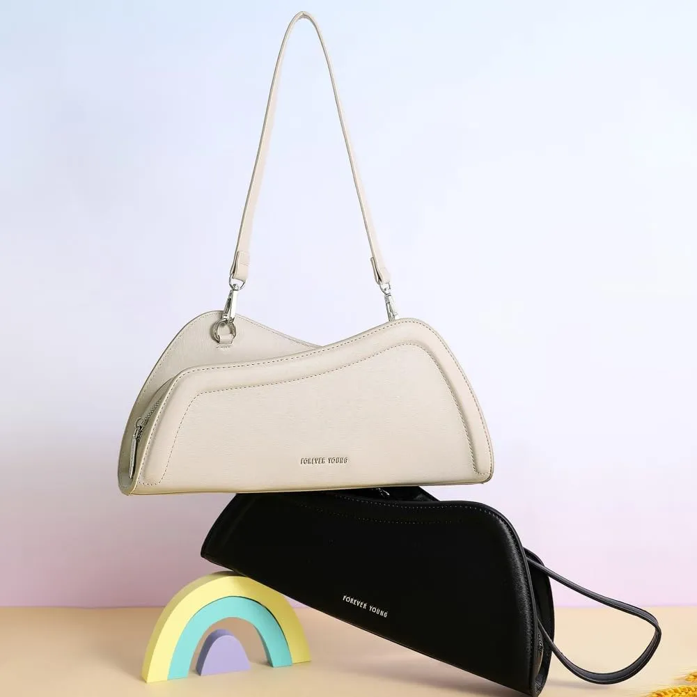Hobo Purses for Women Chic Irregular Purse Stylish Handbag Shoulder Bag for Party Work Travel