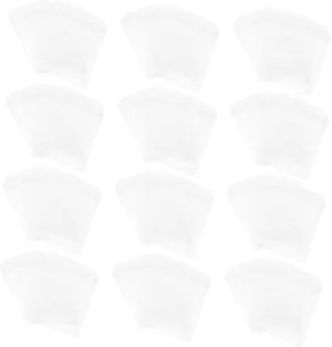 Homoyoyo Travel Ring Holder Bag Set 100 Pcs Striped Jewelry Packaging Bags Watch Pouches Small Pouches Secure Closure Stylish Design