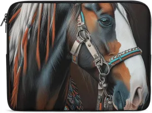 Horse Flank Laptop Sleeve 13/15 Inch Briefcase Cover Shockproof Protective Case Handbags Portable Laptop Bag