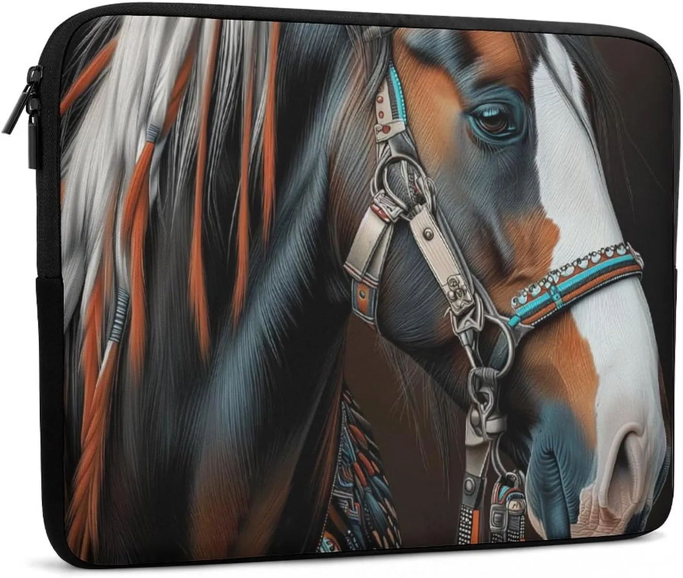 Horse Flank Laptop Sleeve 13/15 Inch Briefcase Cover Shockproof Protective Case Handbags Portable Laptop Bag