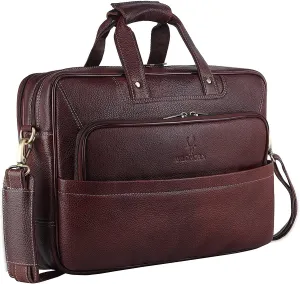 India Leather 16 inches Messenger Bag (MB584)