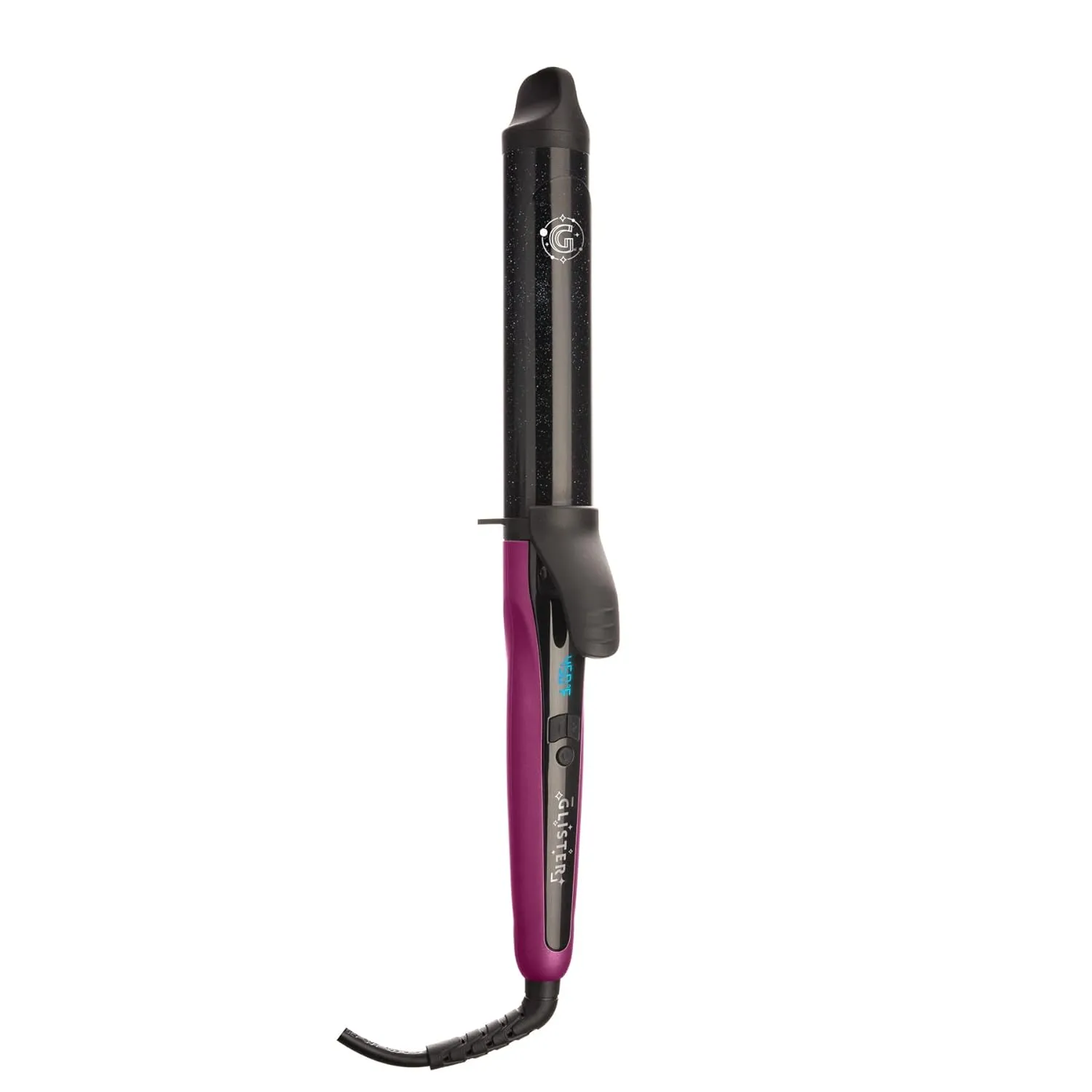 Interstellar Cosmic Digital Clip Curler, Professional Salon-Grade Curler, Perfect Beauty Tool for All Hair Type, Hair Styling Tool, Gift for Girls - Sangria