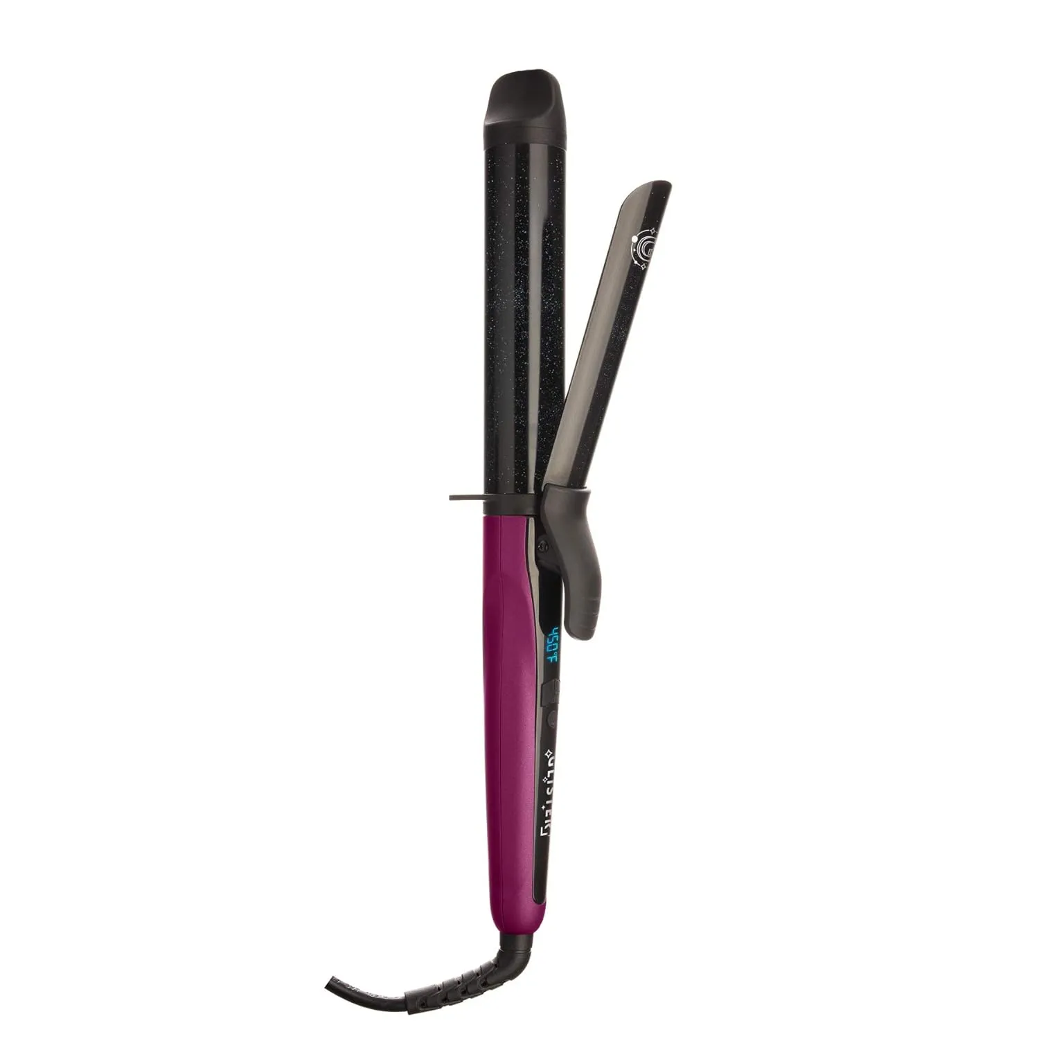 Interstellar Cosmic Digital Clip Curler, Professional Salon-Grade Curler, Perfect Beauty Tool for All Hair Type, Hair Styling Tool, Gift for Girls - Sangria