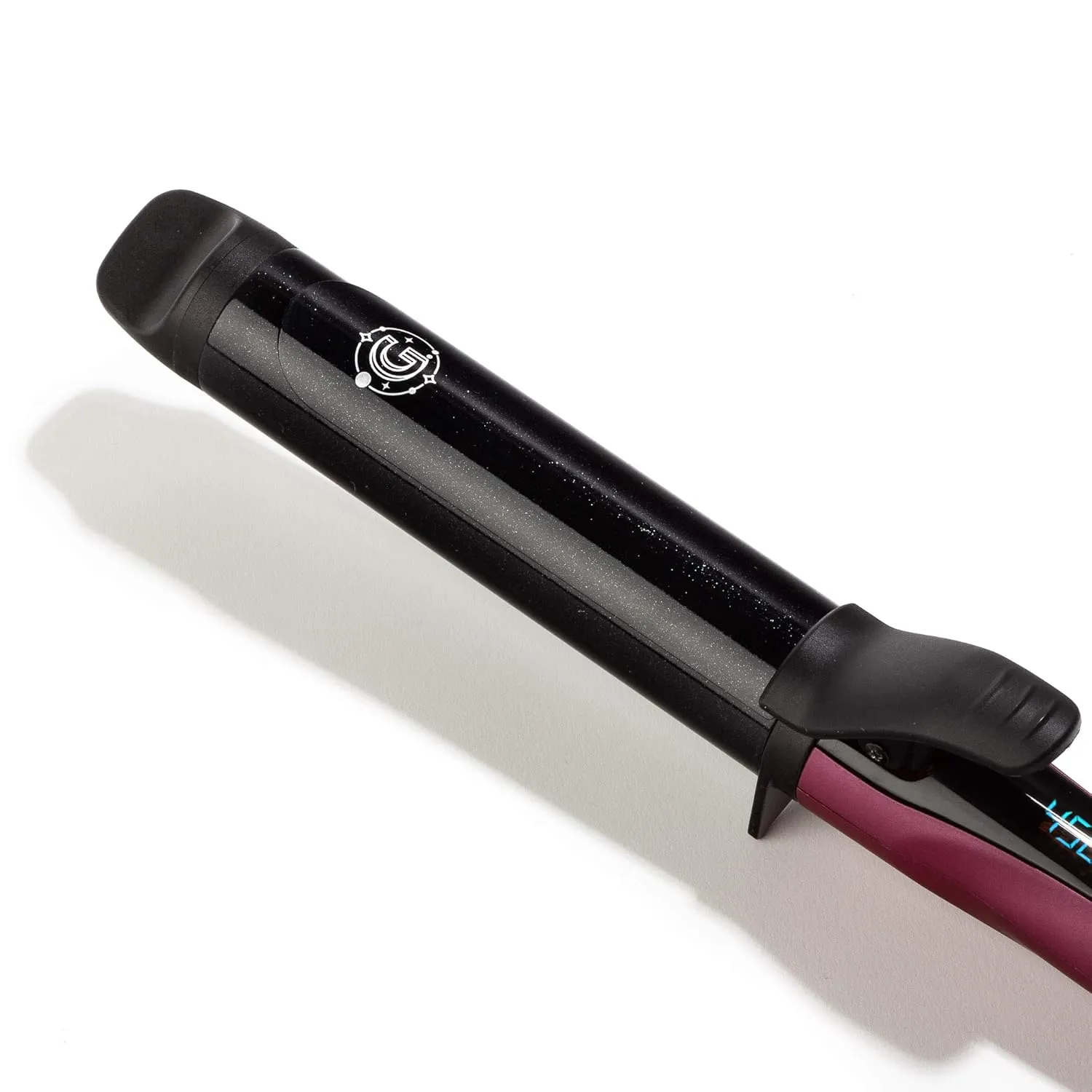 Interstellar Cosmic Digital Clip Curler, Professional Salon-Grade Curler, Perfect Beauty Tool for All Hair Type, Hair Styling Tool, Gift for Girls - Sangria