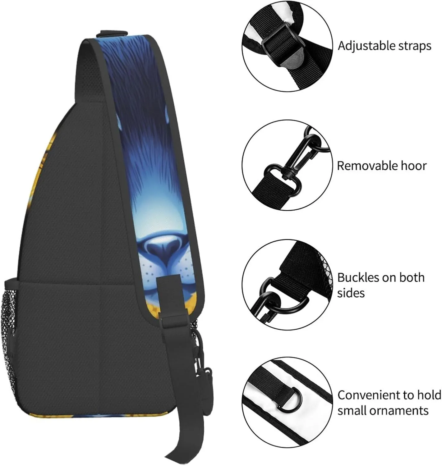 isometric 3d render Men's And Women's Small Crossbody Bags Chest Bags Daily Bags Are Suitable For Outdoor Hiking Trips