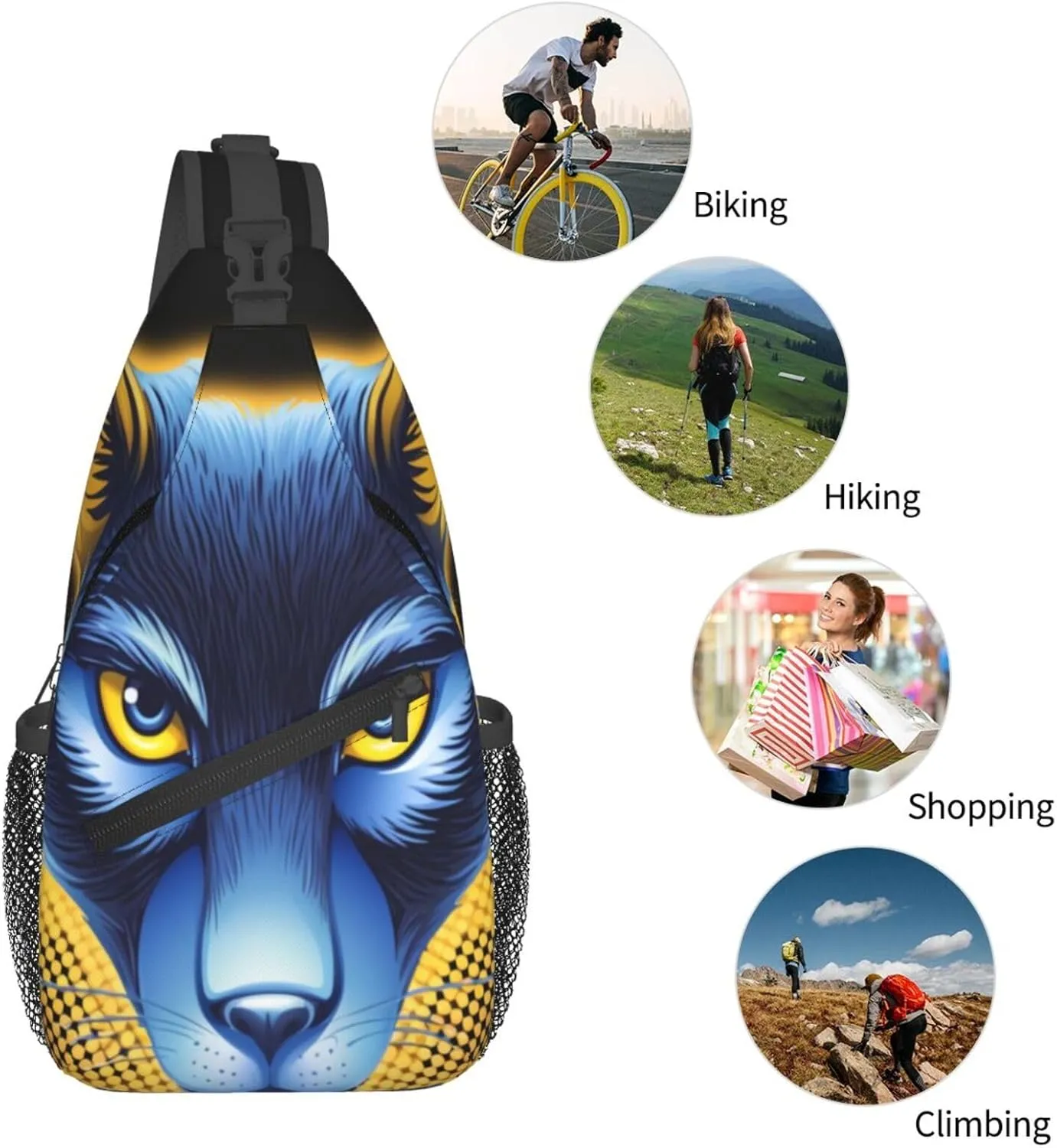 isometric 3d render Men's And Women's Small Crossbody Bags Chest Bags Daily Bags Are Suitable For Outdoor Hiking Trips
