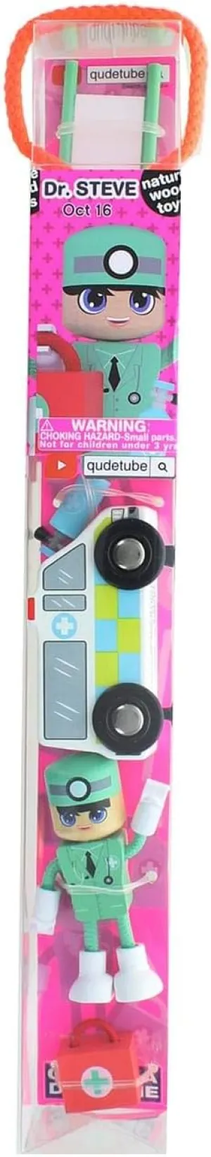 J'adore Doctor Steve Natural Wooden Toy Playset