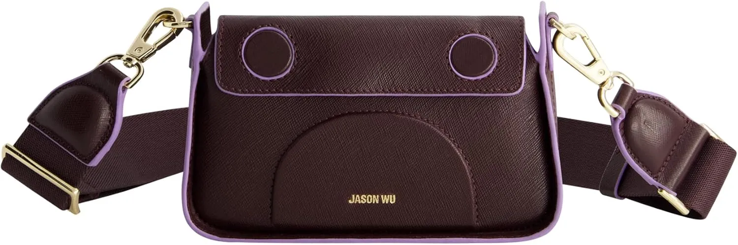 Jason Wu Women's Crossbody Bag, Leather Purse Handbag with Adjustable Strap