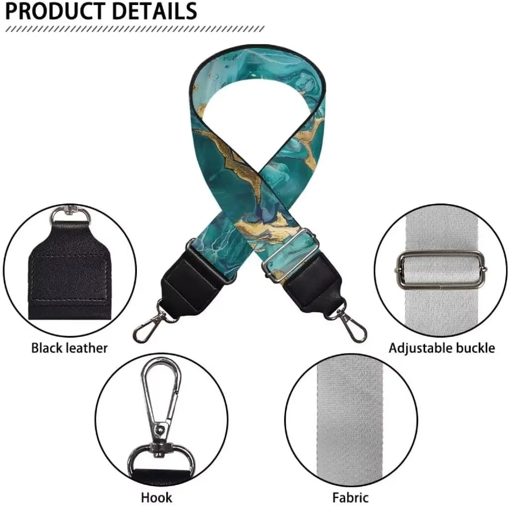 Jeiento Replacement Adjustable Shoulder Strap Purse Strap Soft Handbag Crossbody Laptop Bag Strap for Women Girls,5 cm Wide