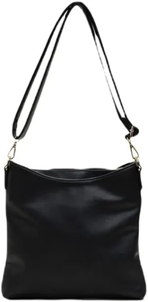 JEN & CO. Emma - Adjustable Strap Sling - Vegan Leather Crossbody Shoulder Purse