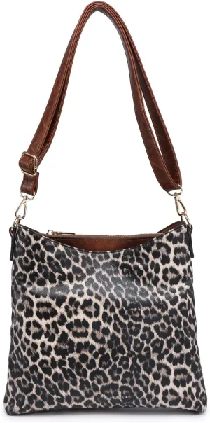 JEN & CO. Emma Crossbody Bags for Women Trendy Vegan Leather Purses Shoulder Handbags with Adjustable Strap