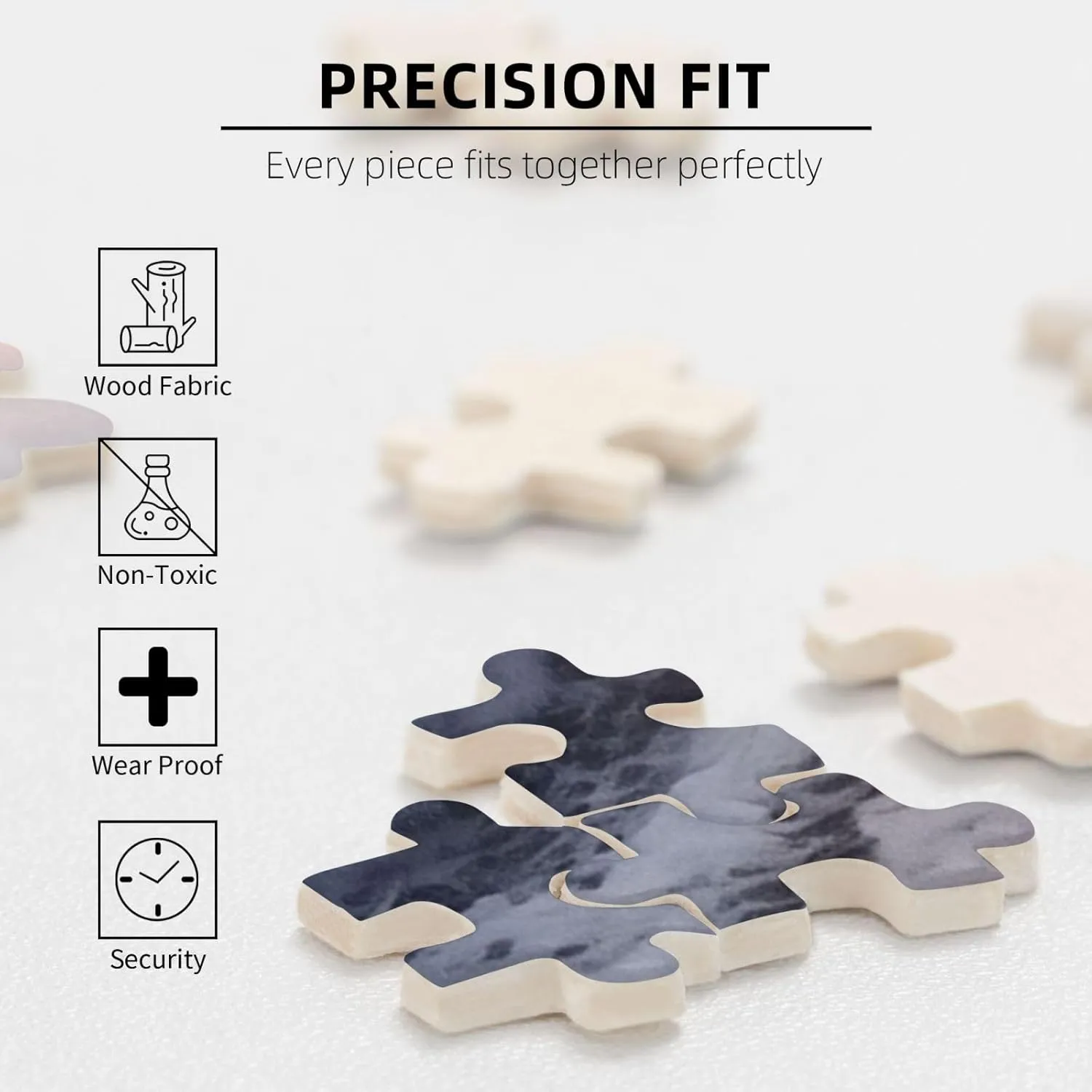 Jigsaw Puzzle Personalized 300 Pieces Puzzles with Storage Bag Sea Spray and Sunrise Photos Puzzles Wooden Home Decor Wall Art Custom Picture Puzzle Gift for Wedding Birthday Couple Lovers 10.2"x15"