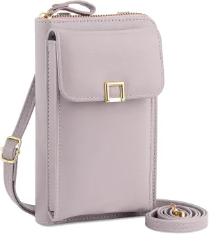 JISONCASE Small Crossbody Purse Cell Phone Bag for Women Trendy iPhone Wallet with Adjustable Strap