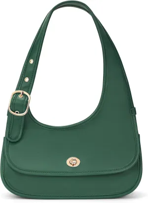JQWSVE Shoulder Bags for Women Purses and Handbags Trendy Cute Hobo Tote Handbag Vegan Leather Crescent Clutch Underarm Bag
