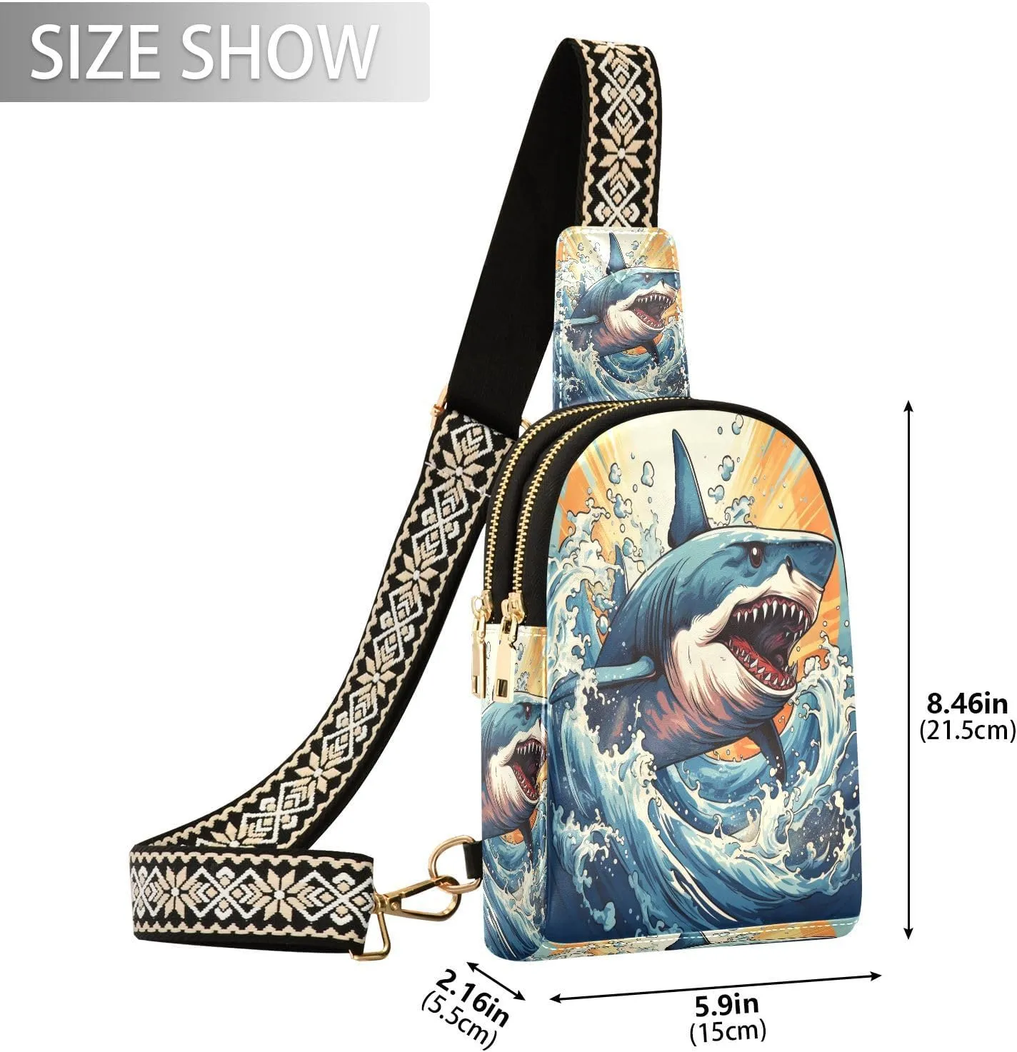 JSTEL Leather Crossbody Sling Bags for Women,Leather Crossbody Purses Leather Crossbody Bag Sling Purse
