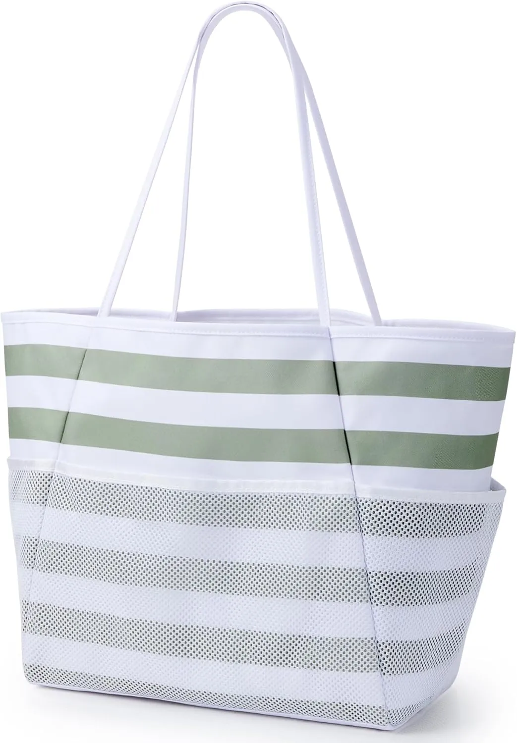 KALIDI Beach Tote Bag Women Large Waterproof Sandproof Shoulder Handbag Packable Grocery Bag Hobo Purse for Picnic Vacation