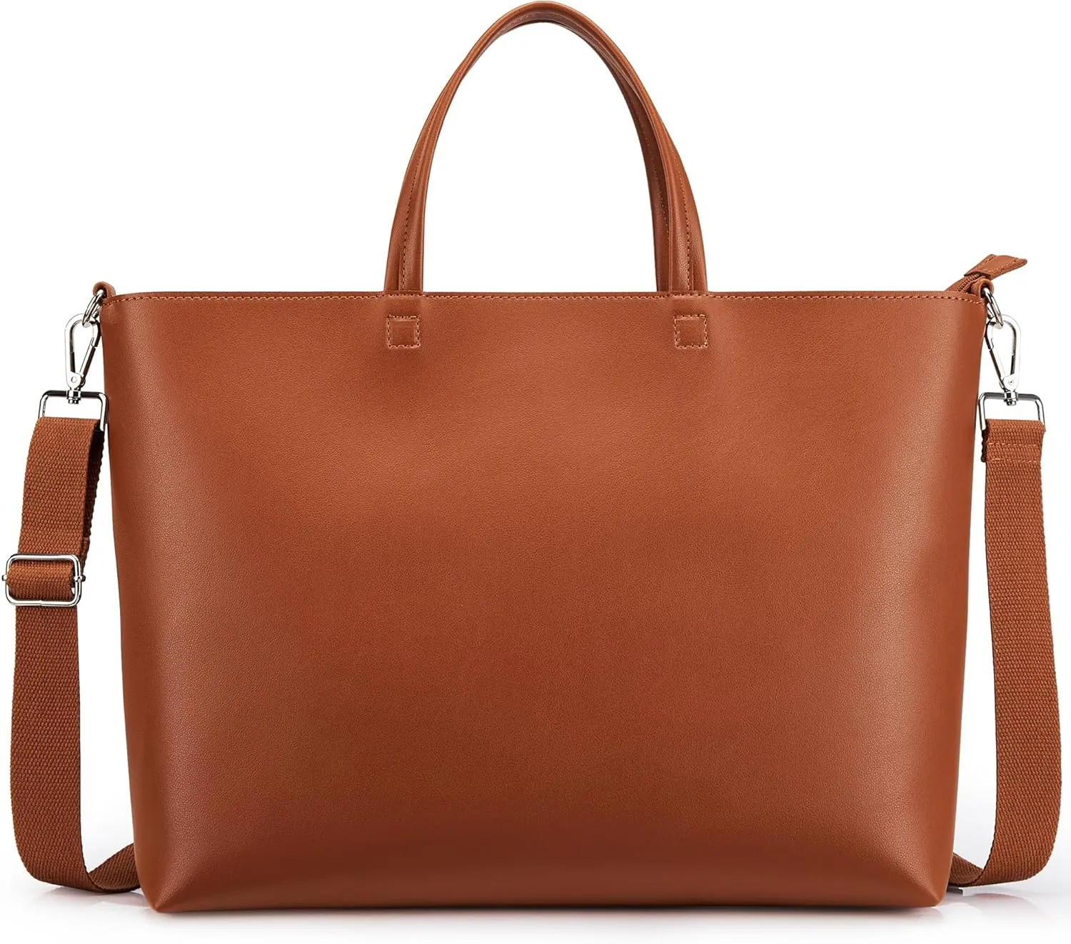 KALIDI Tote Bag Zipper Shoulder Bag Faux Leather Purses Satchel for Women Large Casual Handbag Work Dating College