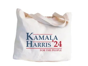 Kamala Harris 24 for the People Tote Bag, Kamala Harris 2024 President Campaign Bag, Madam President Kamala Harris Tote Bag, Kamala Harris Supporter Bag, Election Rally Tote, Presidential Campaign Bag