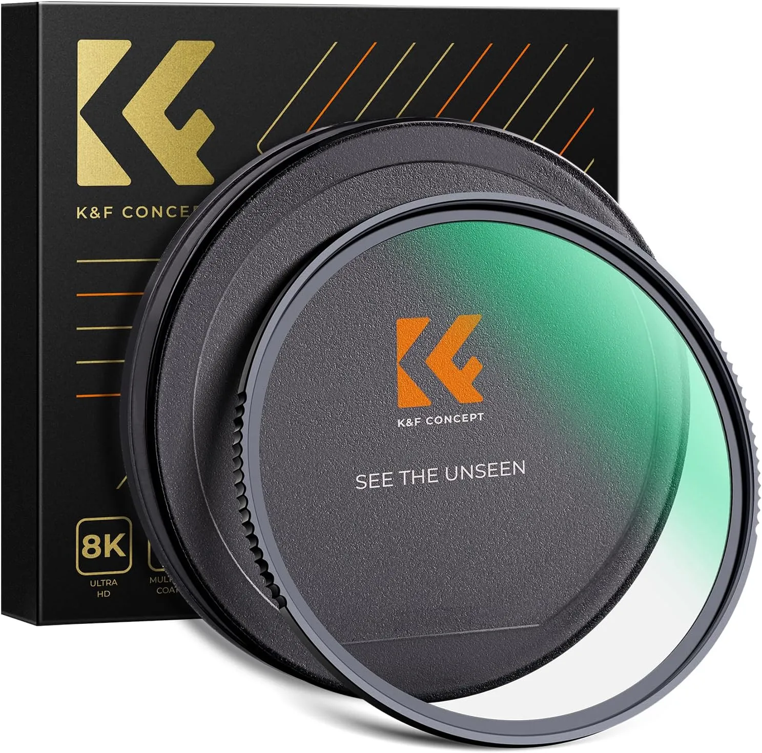 K&F Concept 67mm MC UV Protection Filter Shockproof Tempered Optical Glass with 28 Multi-Layer Coatings HD/Waterproof/Scratch Resistant for Camera Lens (Nano-X Series)