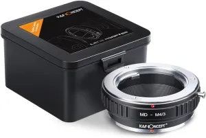 K&F Concept Lens Mount Adapter Compatible with Minolta MD Mount Lens to Micro 4/3 Mount Camera