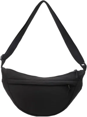 KARRESLY Fanny Packs Nylon Crescent Crossbody Purses Bag for Women Men Fashion Waist Packs Travel Sling Bag