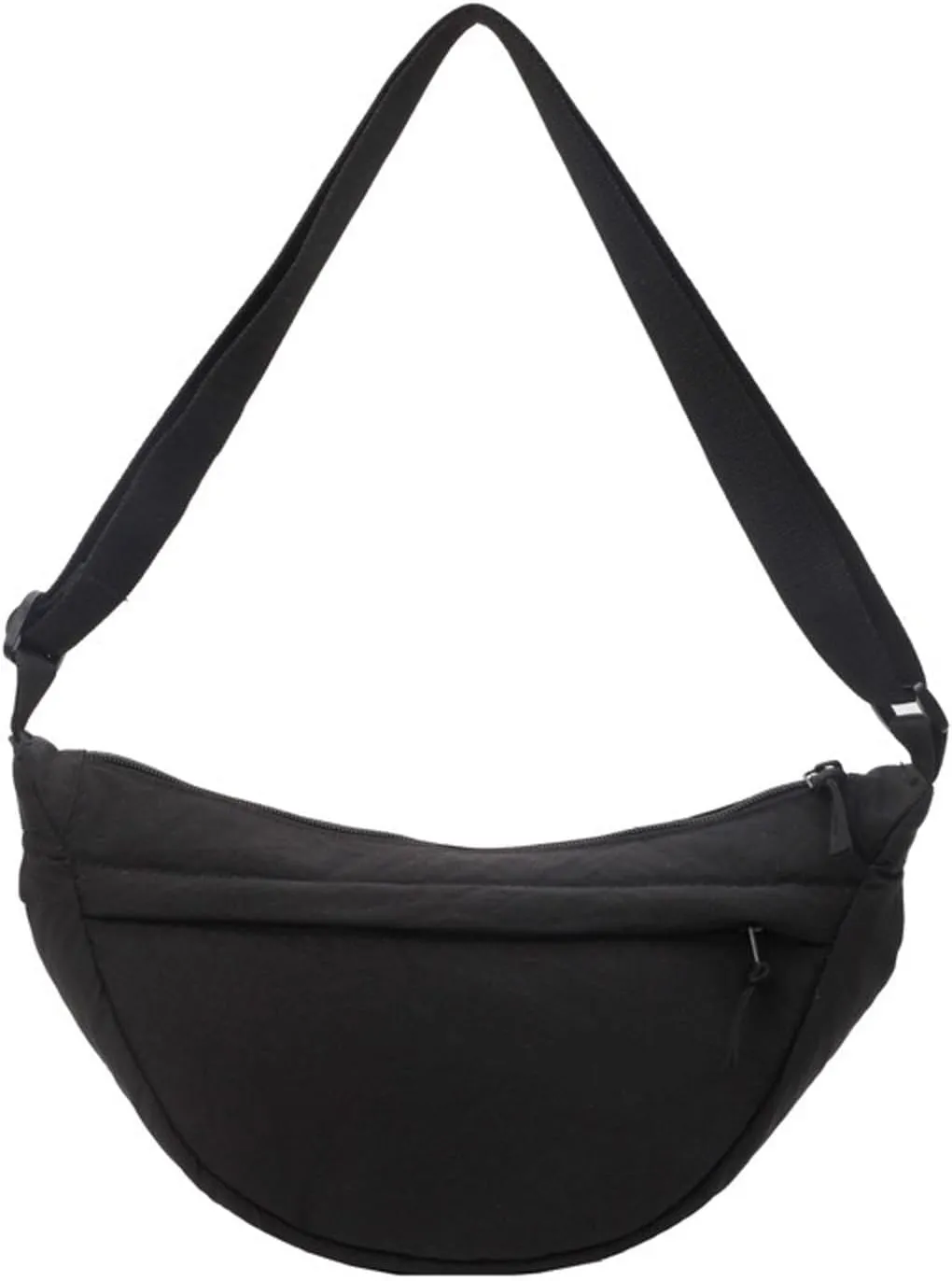 KARRESLY Fanny Packs Nylon Crescent Crossbody Purses Bag for Women Men Fashion Waist Packs Travel Sling Bag